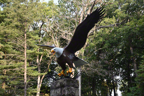 Another angle of statue