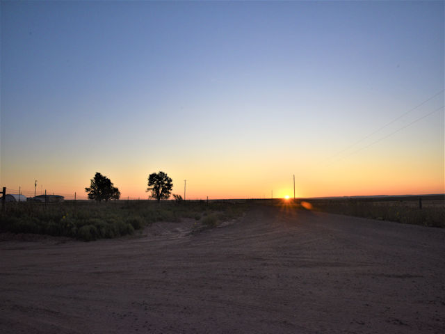 Early Morning on Route 66 New Mexico