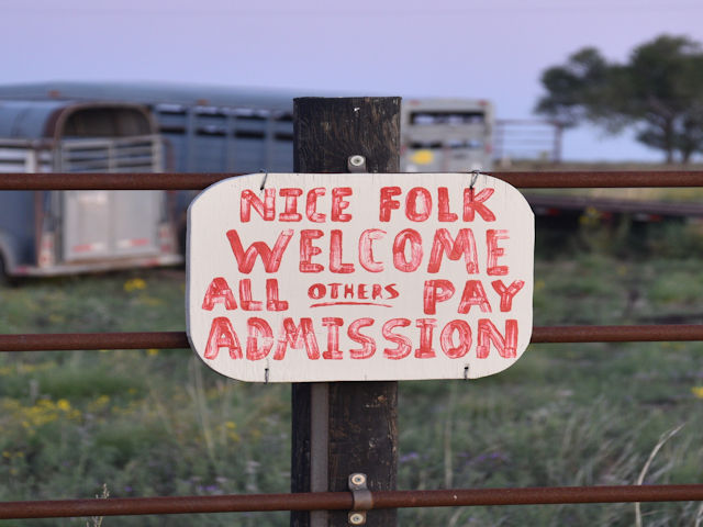 NM Route 66 Sign at local farm