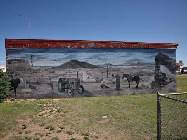 Mural on building