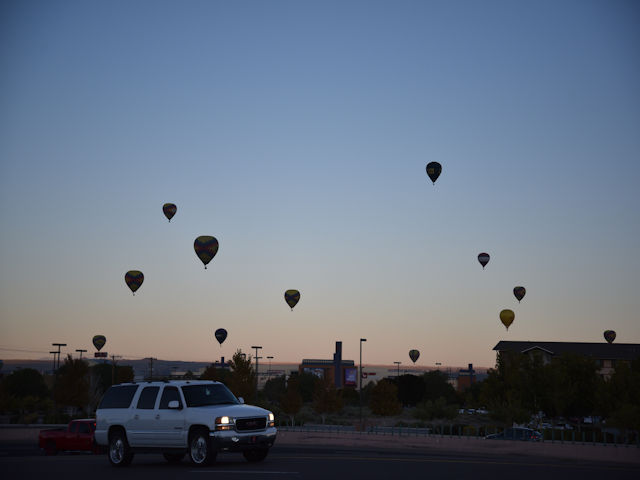 Balloons over Albuquerque NM