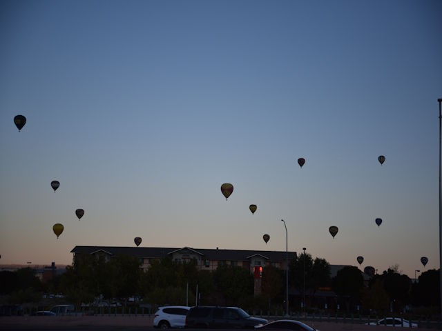 Balloons over Albuquerque NM