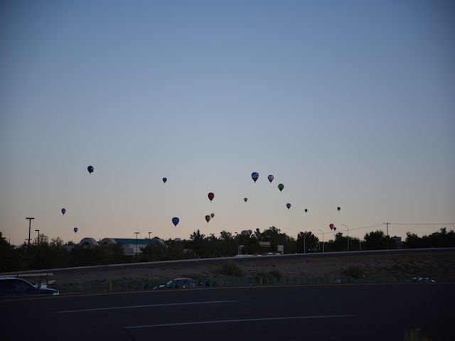 Balloons over Albuquerque NM