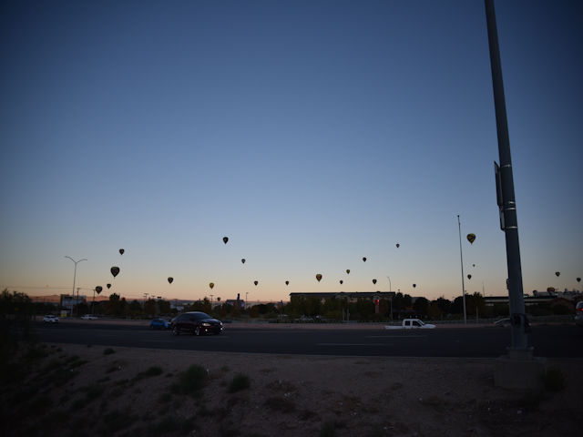 Balloons over Albuquerque NM