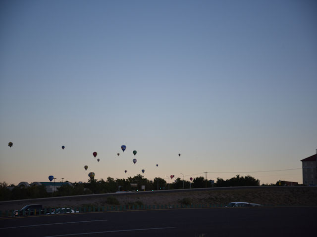 Balloons over Albuquerque NM