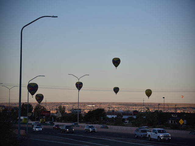 Balloons over Albuquerque NM