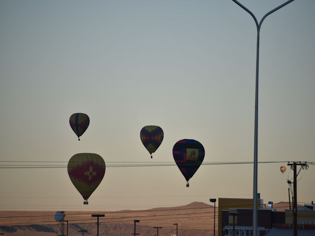 Balloons over Albuquerque NM