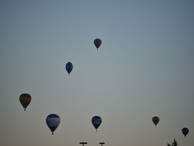 Balloons over Albuquerque NM