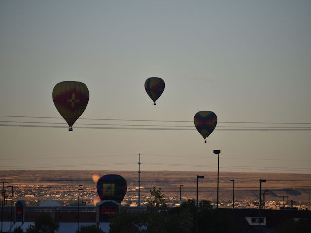 Balloons over Albuquerque NM