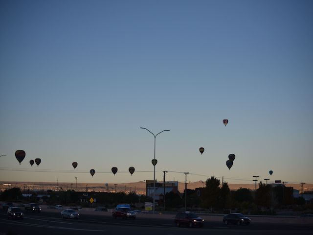 Balloons over Albuquerque NM