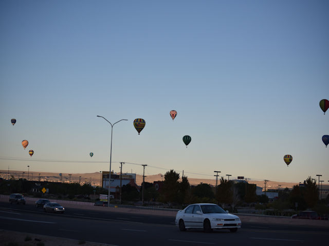 Balloons over Albuquerque NM