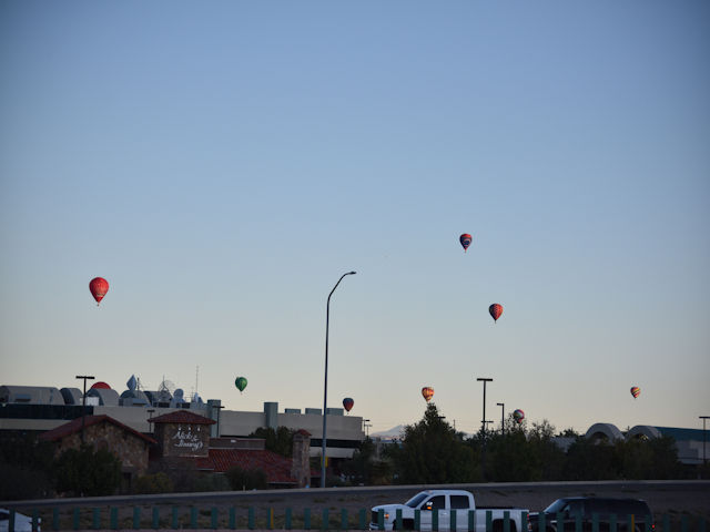 Balloons over Albuquerque NM