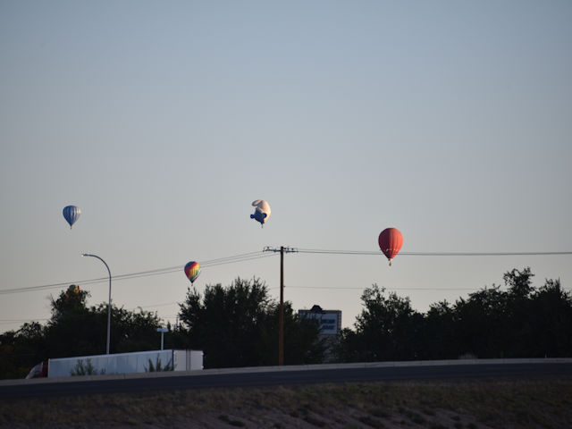 Balloons over Albuquerque NM