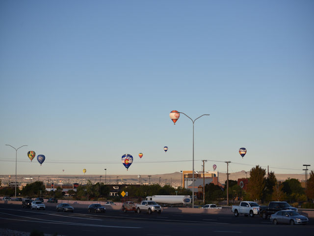 Balloons over Albuquerque NM