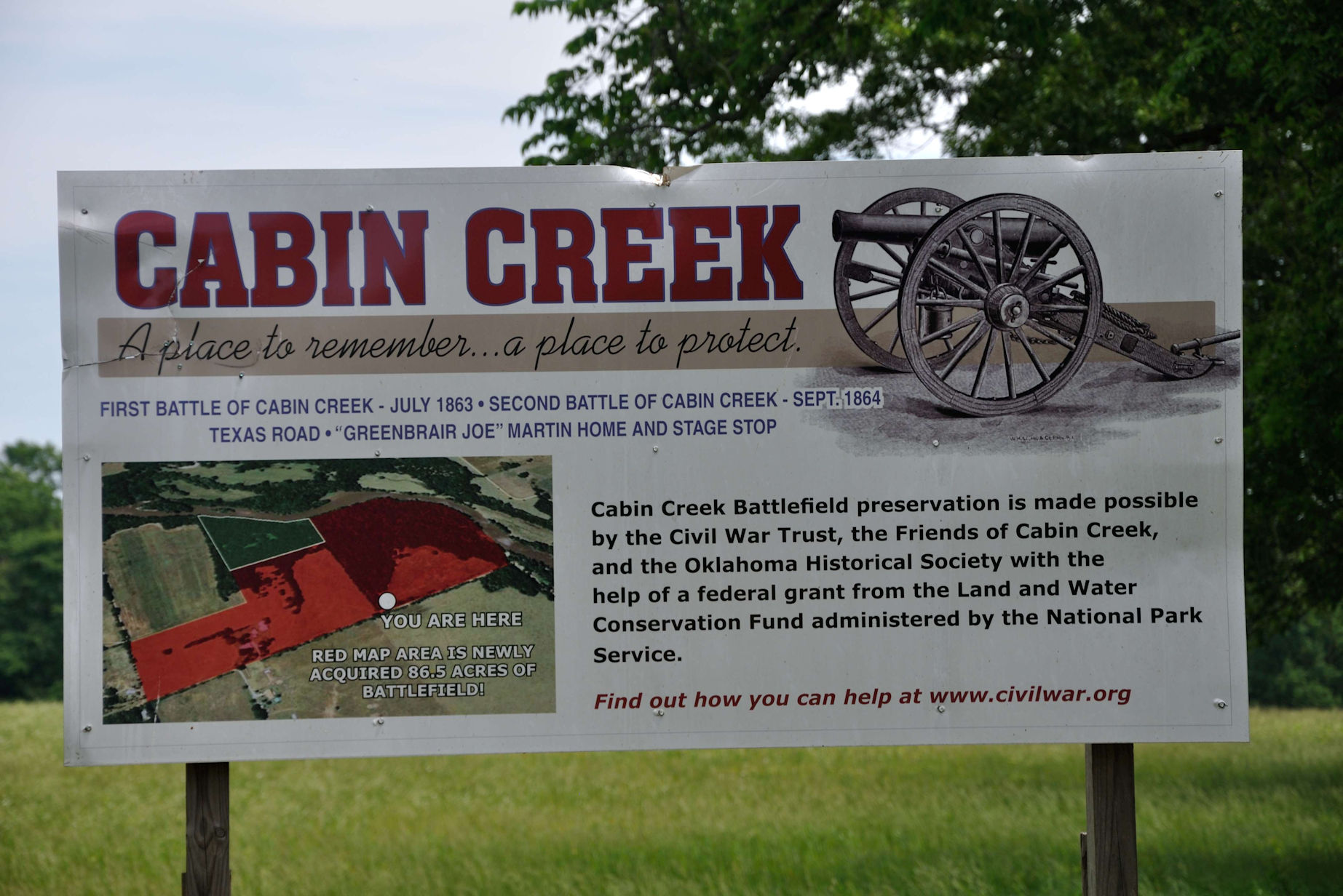 Cabin Creek Battlefield