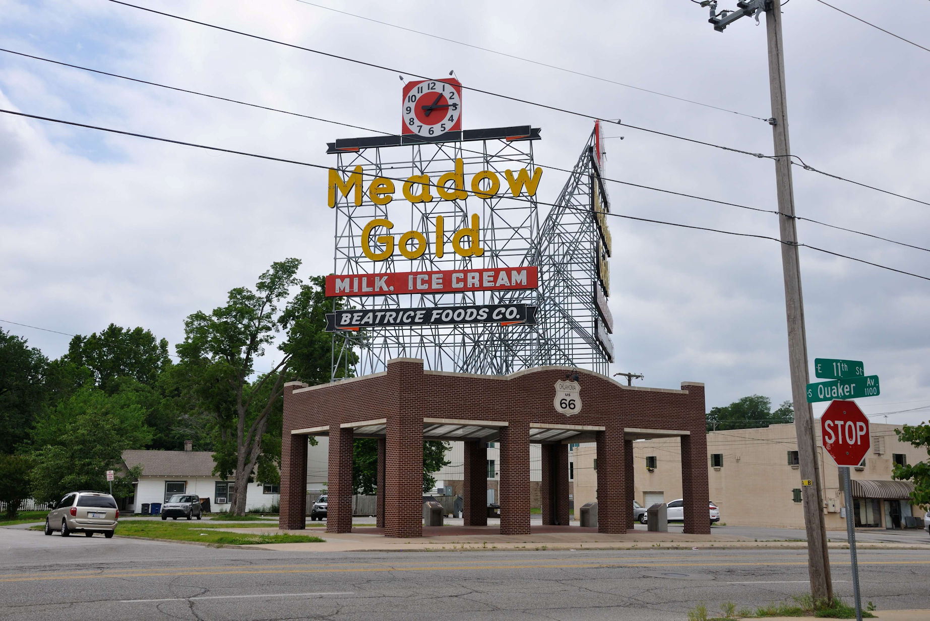 Meadow Gold sign