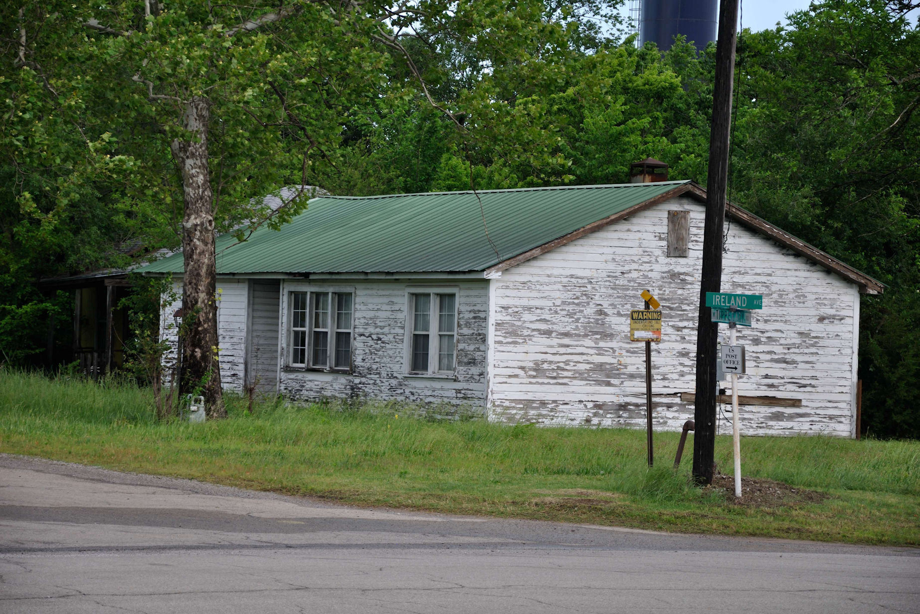 Ghost town Shamrock, OK