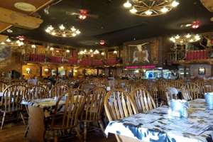 Inside the Big Texan Steakhouse, Amarillo TX