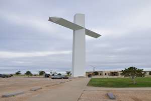 Church cross near Conway TX