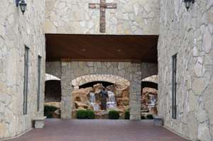 Church cross near Conway TX