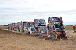 Cadillac display, Amarillo TX