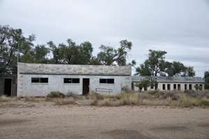 Ghost town of Glenrio TX