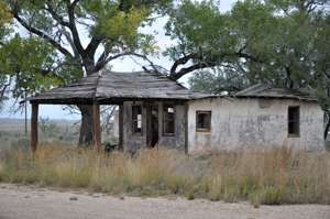 Ghost town of Glenrio TX